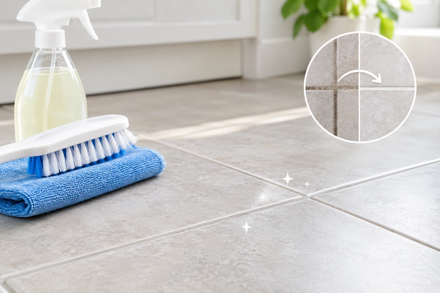 How to Clean Grout Without Scrubbing